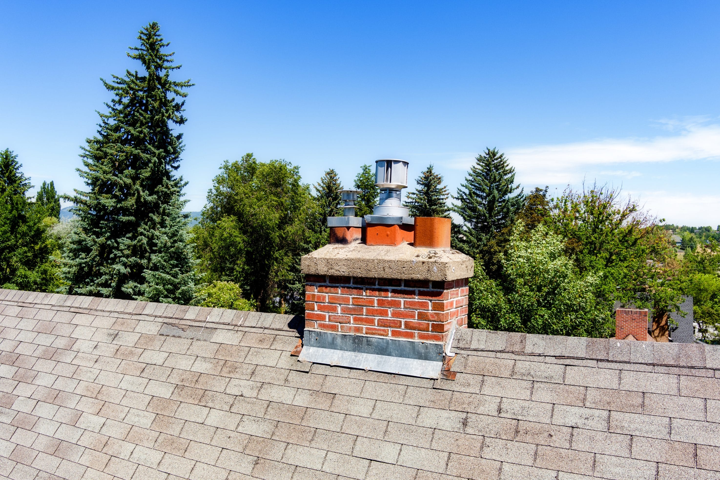 A chimney crown is a key protective feature of a chimney.