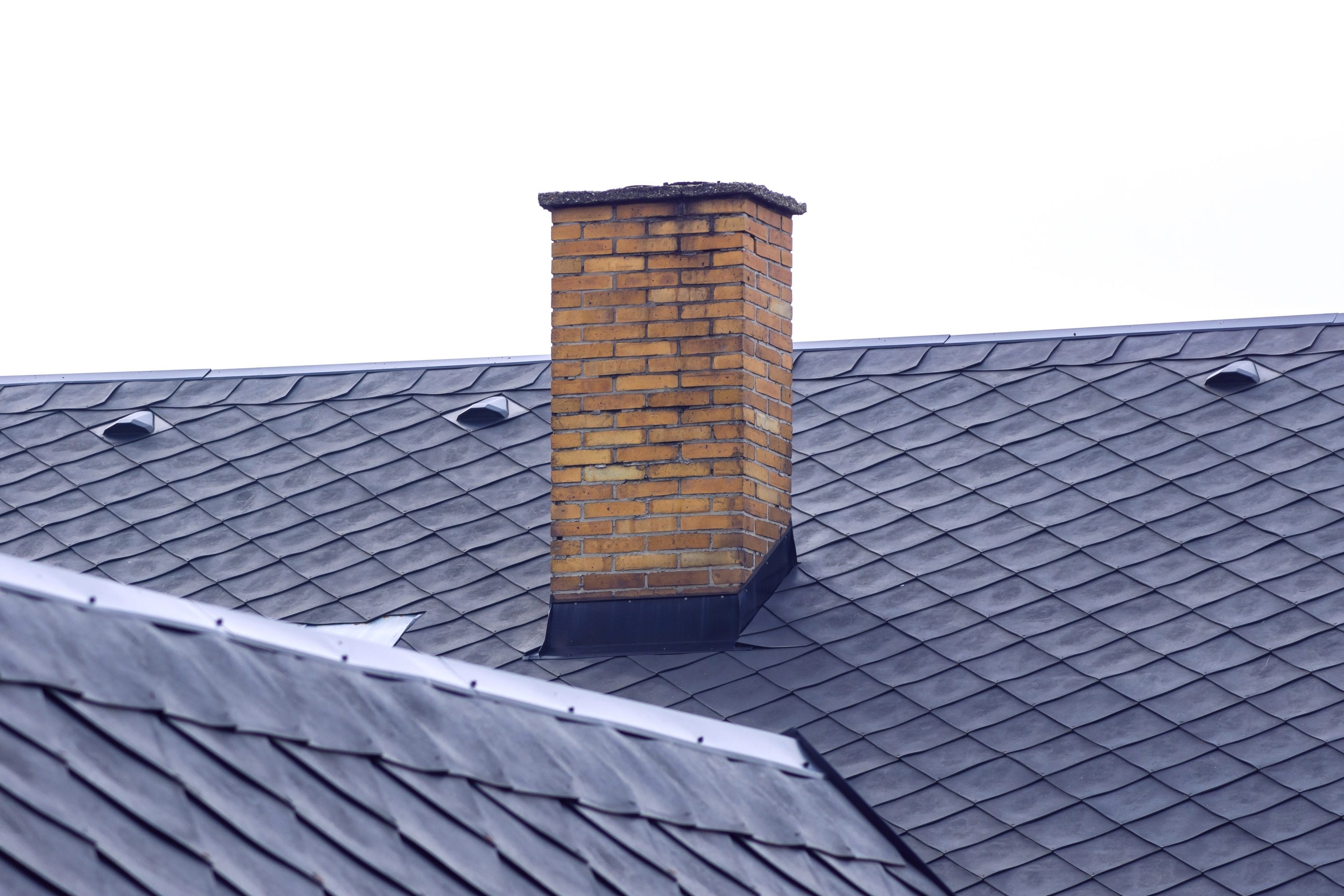 Stock image of a chimney.